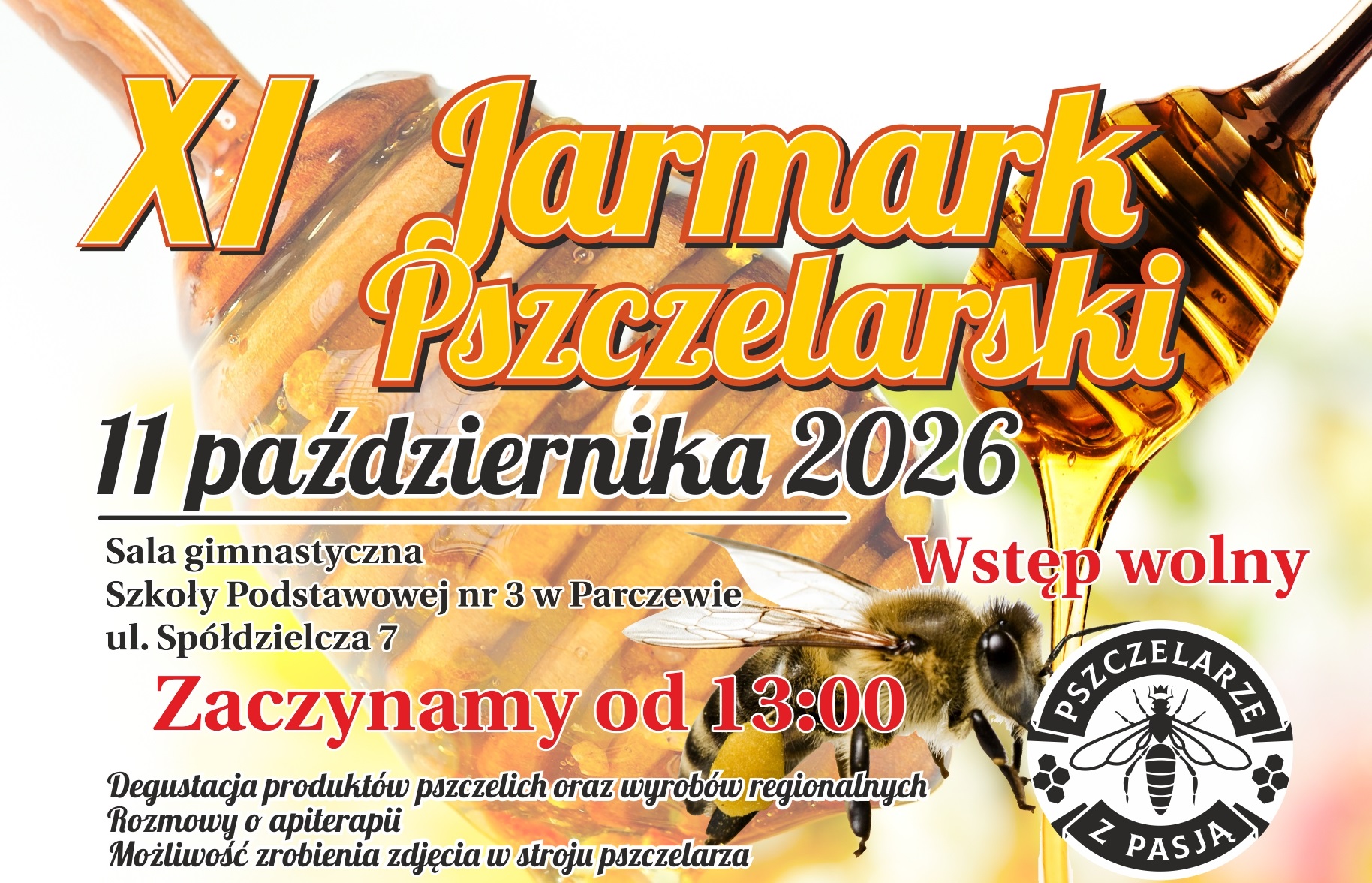 XI Jarmark Pszczelarski w Parczewie już 11 października