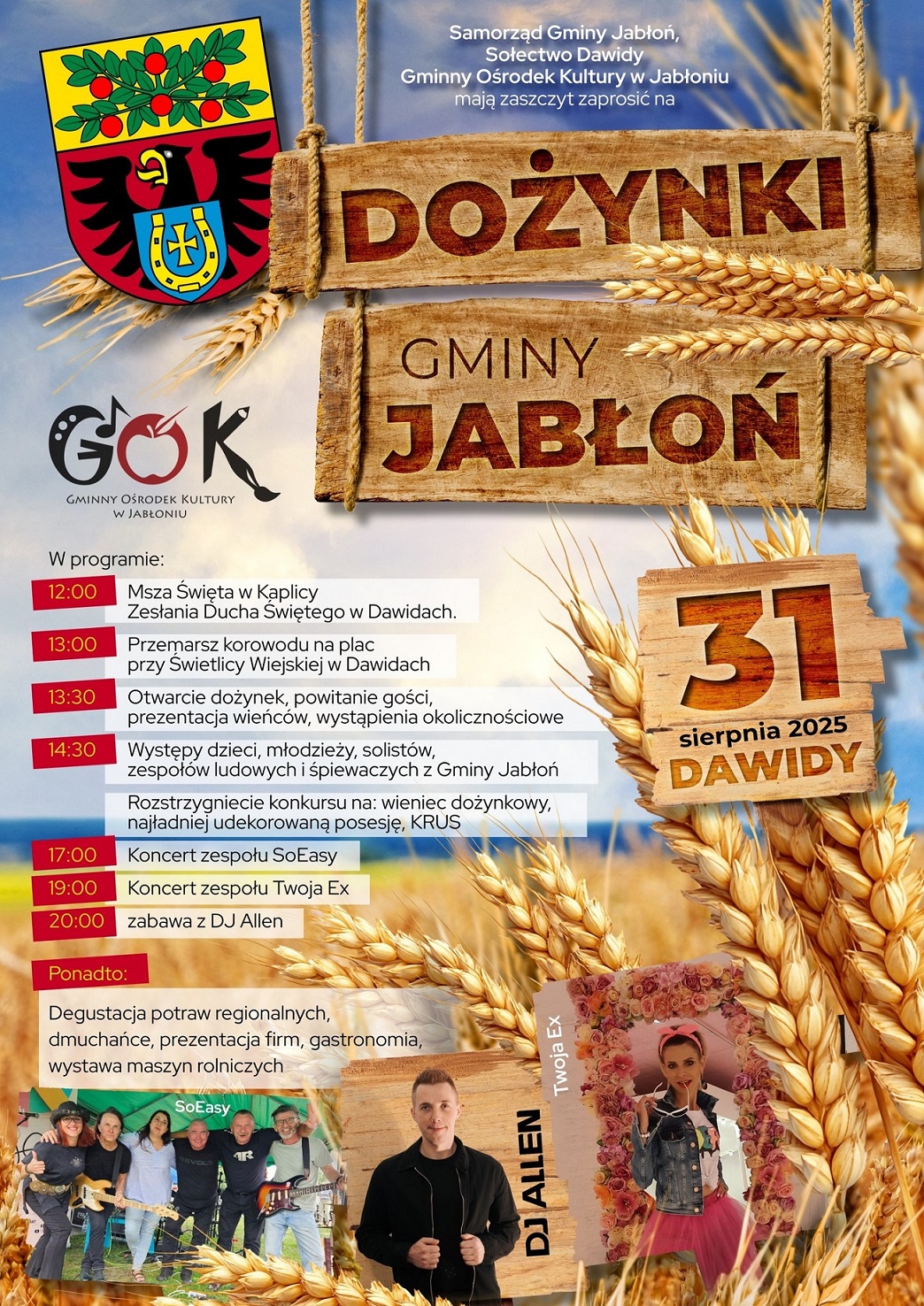 dozynki dawidy 2025