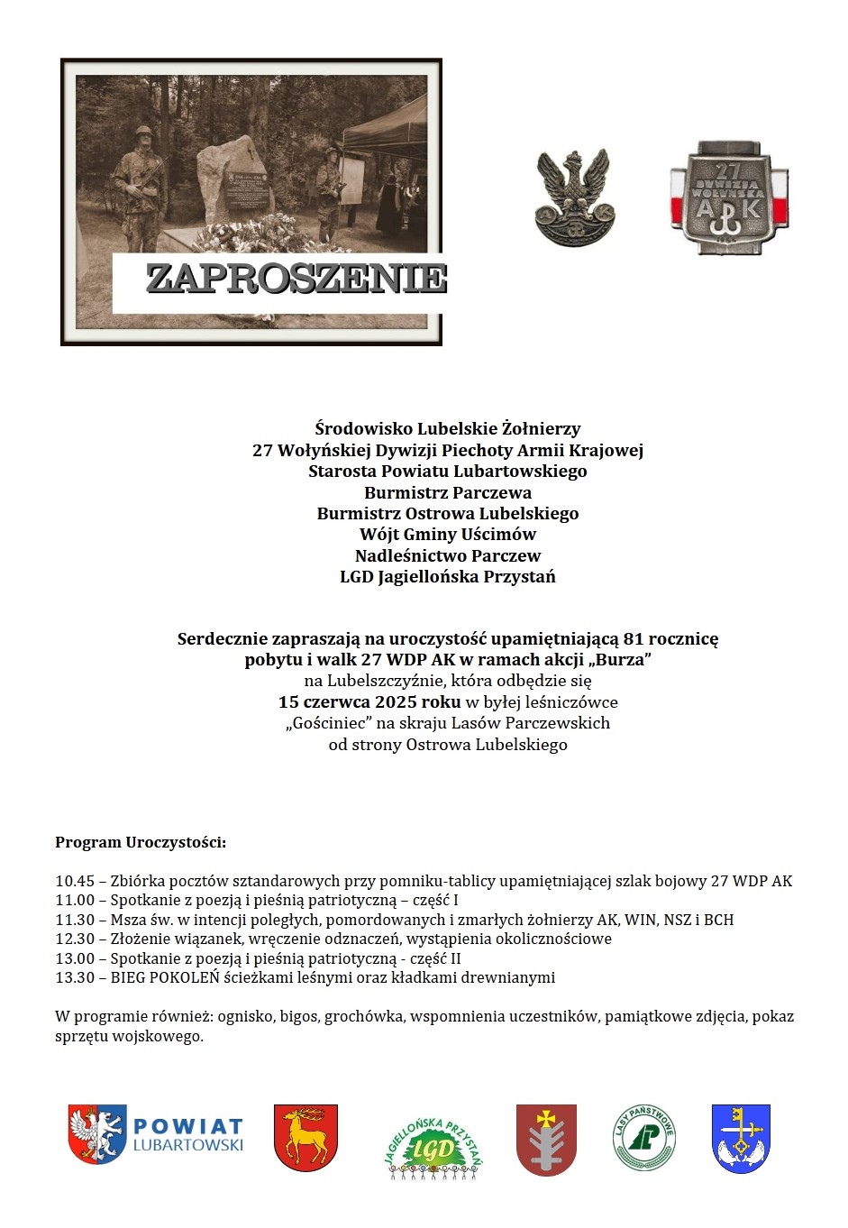 Środowisko Lubelskie Żołnierzy 2025 PLAKAT ok