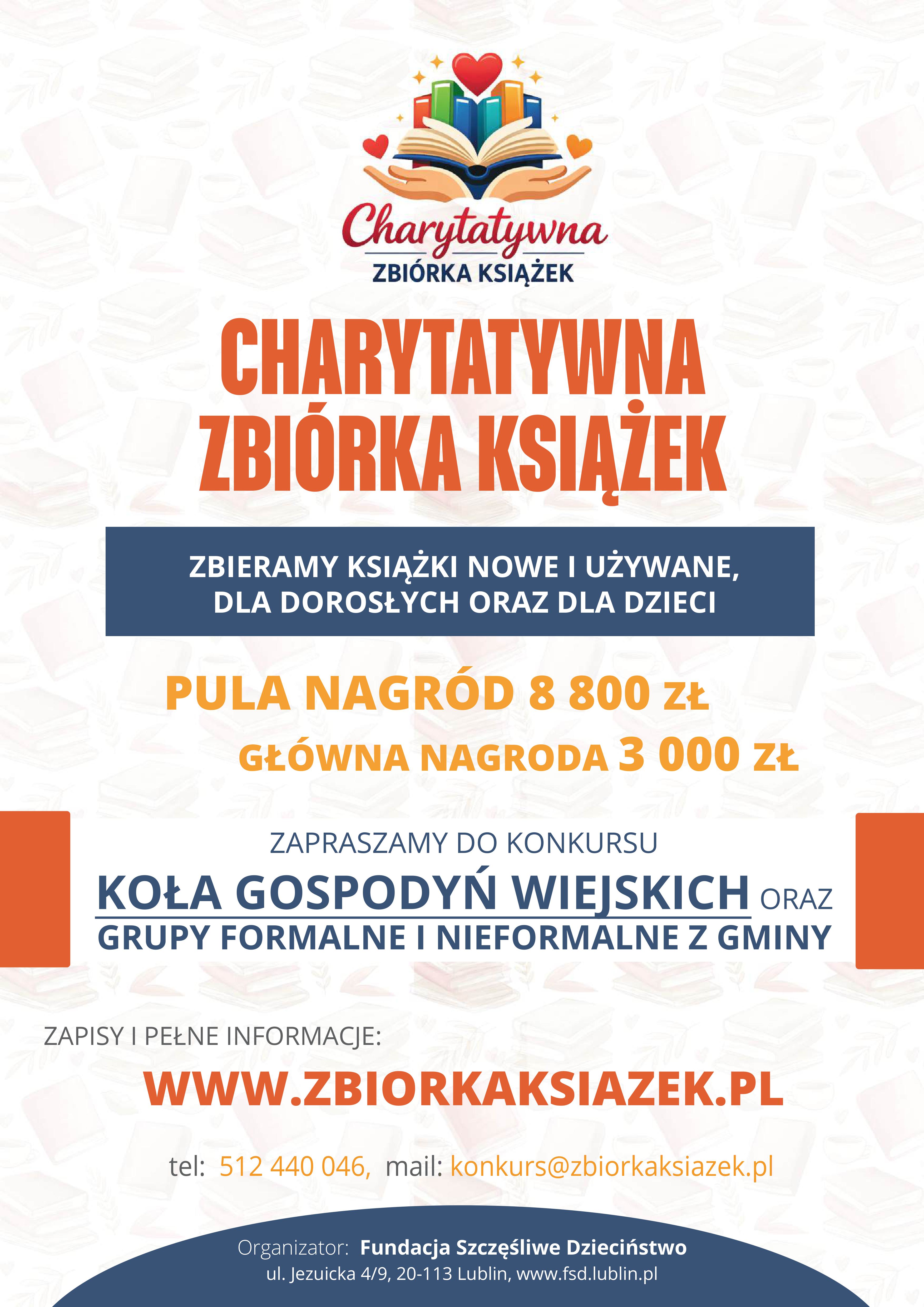 2026 03 11 plakat zbiorka ksiazek A3 kgw s