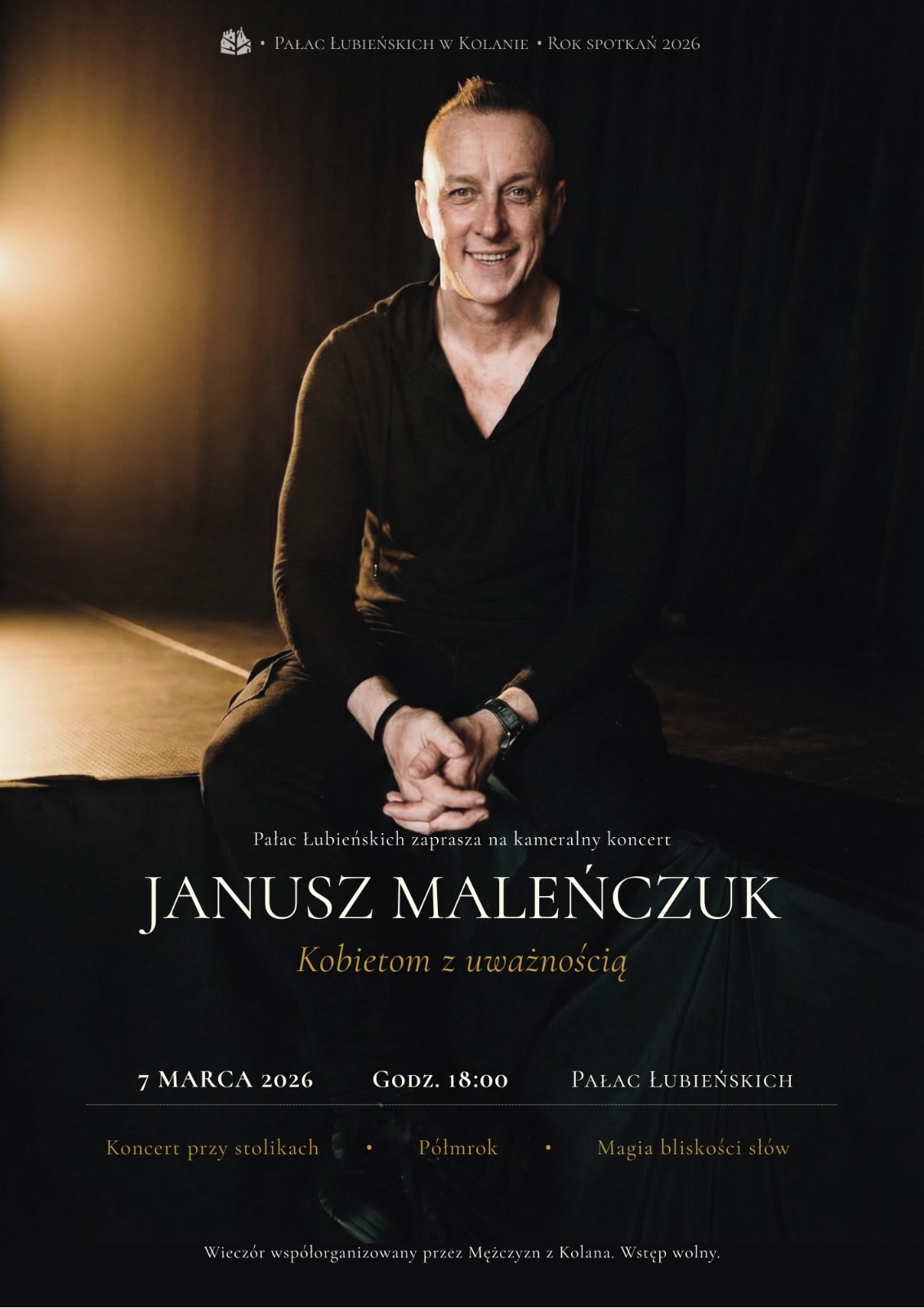koncert palac lubienskich 07 03 2026 poster