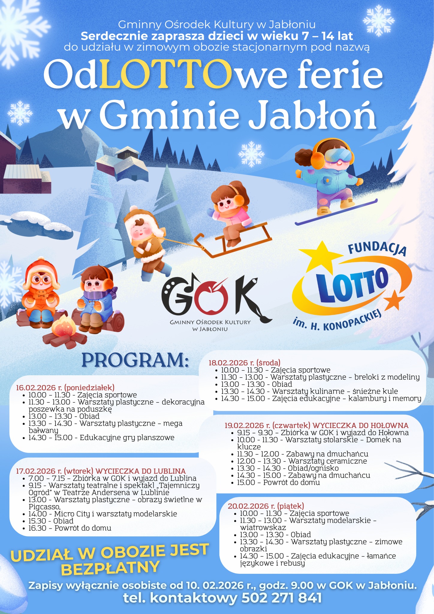 odotowe ferie jablon gok 02 2026