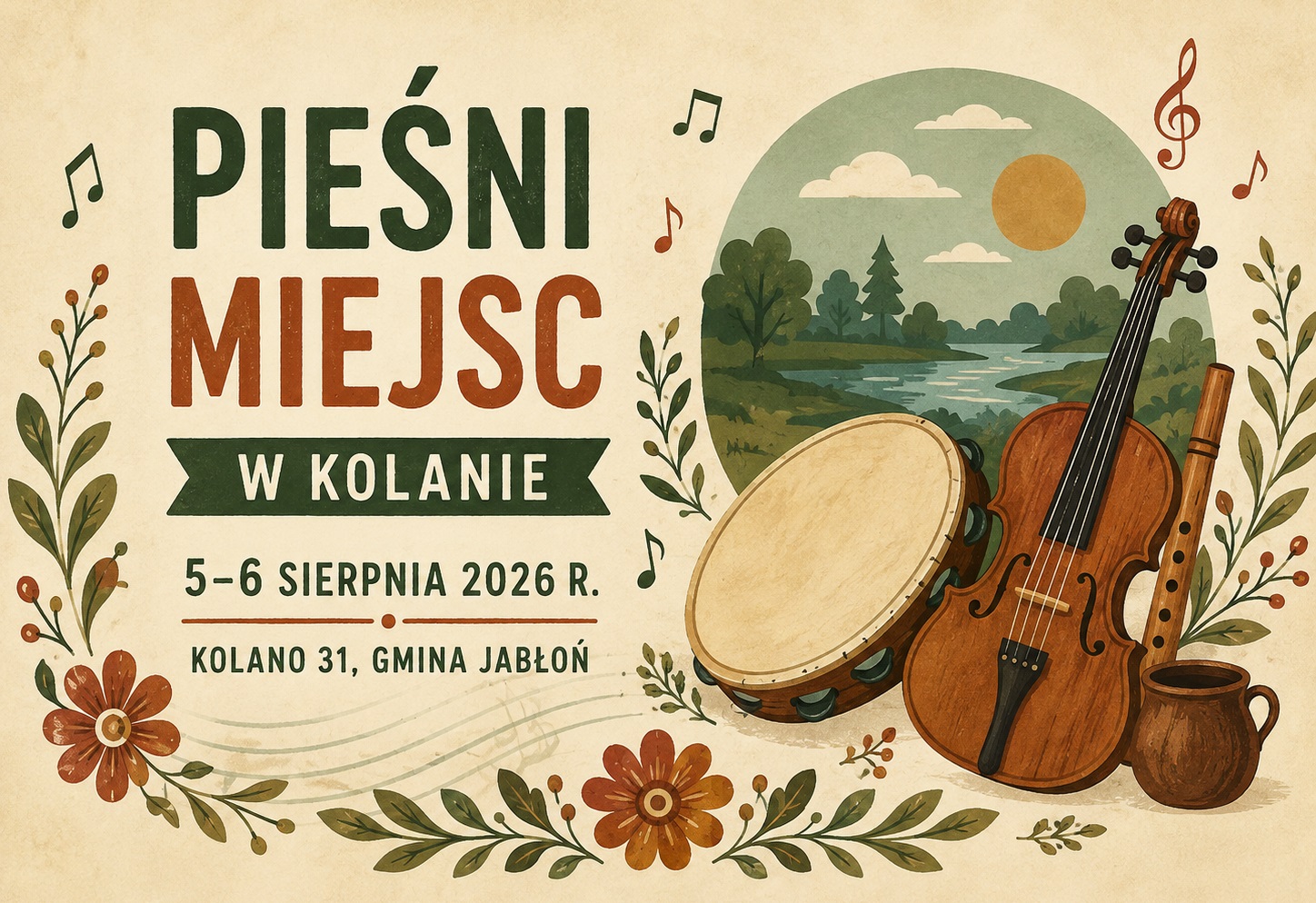 Zapraszamy na warsztaty „Pieśni Miejsc” w Kolanie
