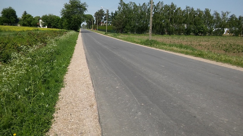 Przebudowa drogi powiatowej KDP 1600 L w miejscowości Gęś i Kolano Kolonia