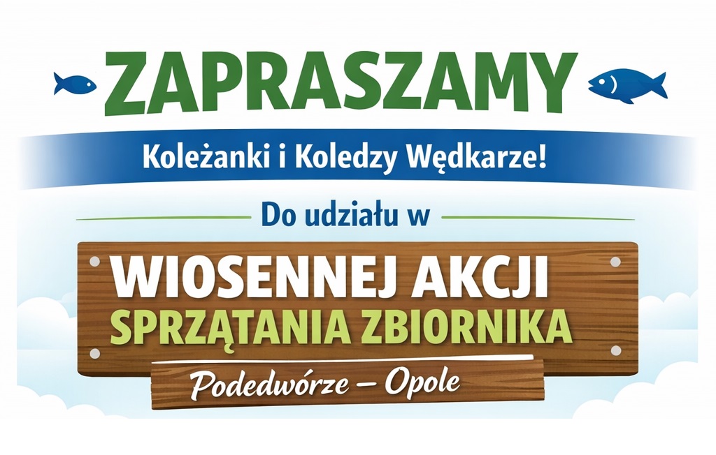 Wiosenna akcja sprzątania zbiornika