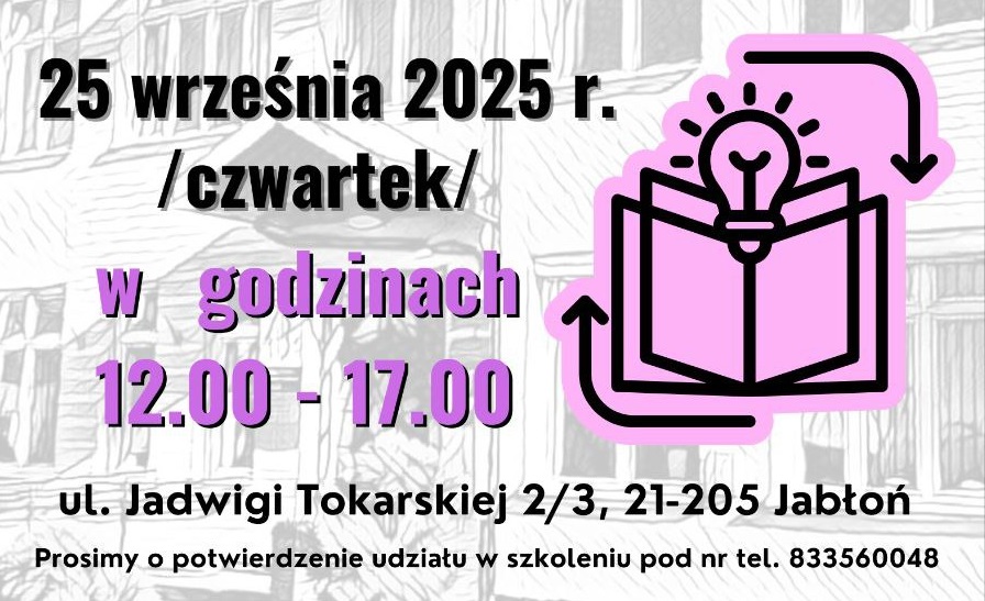 „50 sposobów na promocję czytelnictwa w bibliotece” - Bezpłatne szkolenie